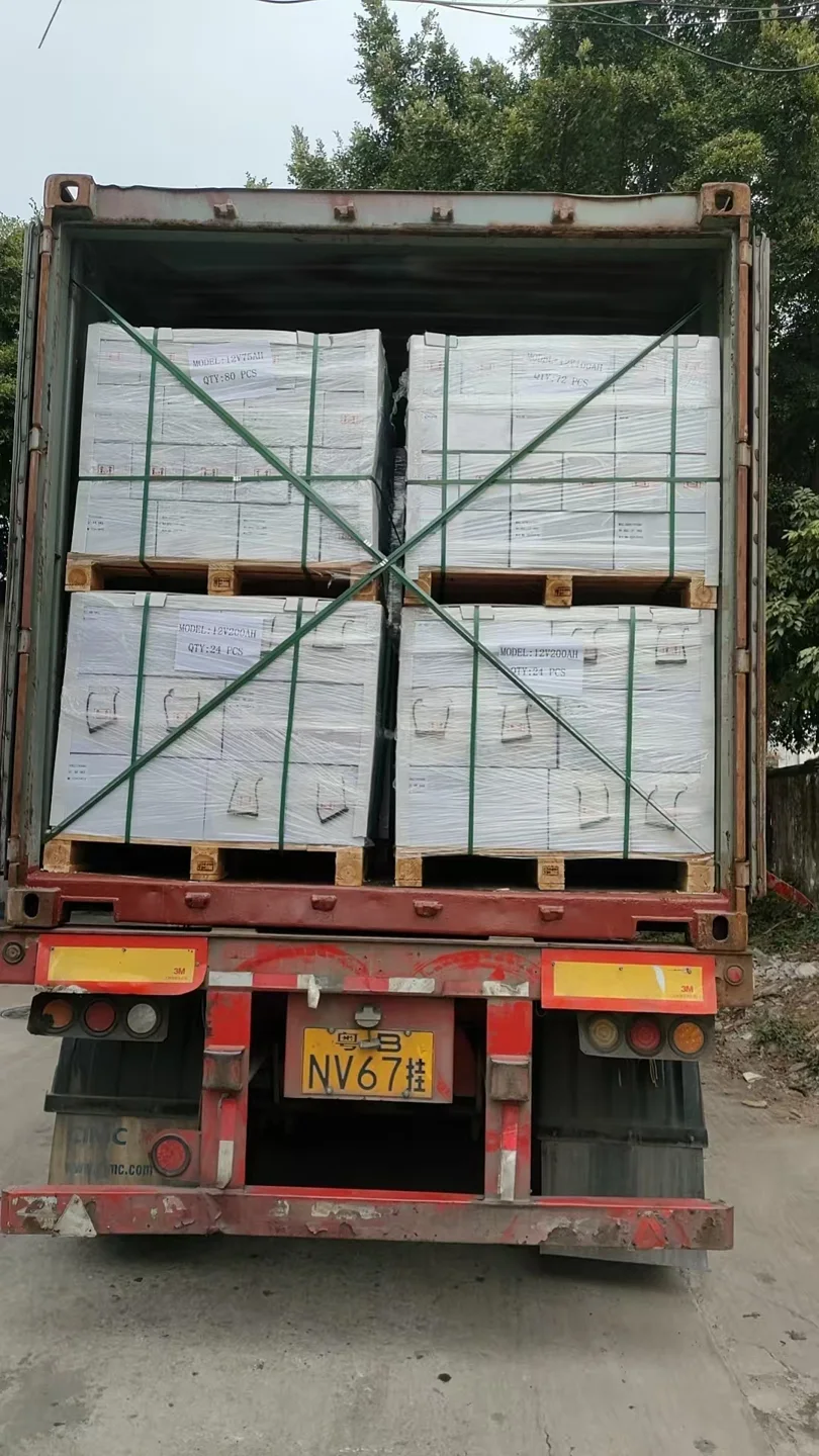 Contenedor cargado sobre camión